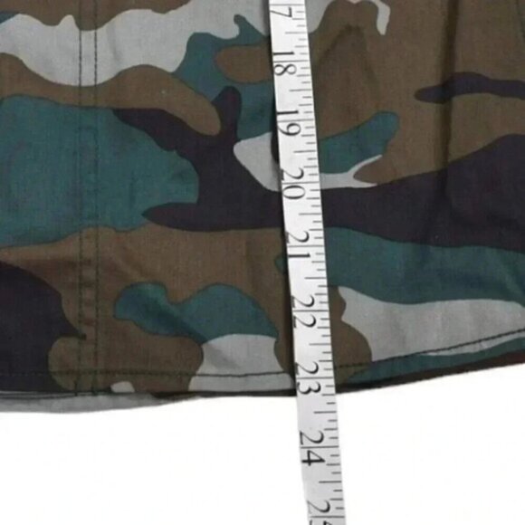 J.Crew Mercantile Camo Utility Shacket Green Brown Size Small - Picture 15 of 16